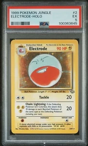 1999 Pokémon Jungle Electrode-Holo #2 PSA 5 EX - Picture 1 of 3