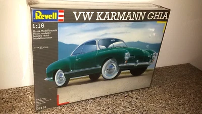 KIT BOX REVELL VW KARMANN GHIA 1:16 ART.07491 NEW SEALED BLISTER SIGILLATO MODEL - Immagine 1 di 2