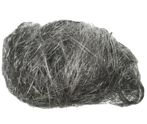 Grey Angel Hair Metallic Shredded Tinsel Bag Fibre Xmas Hampers Decoration 20g - Picture 1 of 1