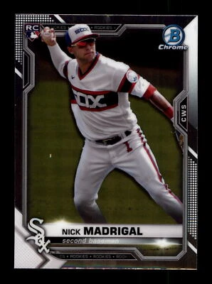 2021 Bowman Chrome #7 Nick Madrigal RC Chicago White Sox - Image 1 of 2