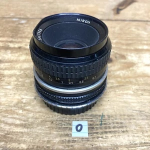 Nikon Nikkor 50MM F 2 Manuel Camera Lens. #3667956. Has A Dent - Picture 1 of 12