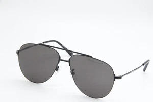 NEW BALENCIAGA BB 0013S 001 BLACK AUTHENTIC SUNGLASSES 59-13 - Picture 1 of 3