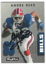 Andre Reed Signed 1992 Sky Box Card #260 Buffalo Bills