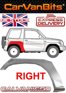 PARA MITSUBISHI PAJERO PININ 98-07 3D ARCO DE RUEDA TRASERO ALERÓN REPARACIÓN PANEL DE CARROCERÍA DERECHO - Imagen 1 de 5