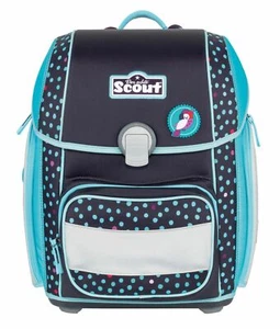 Scout Genius Set 4 Piezas Mochilas Escolares Bolso Tropical Azul - Imagen 1 de 1
