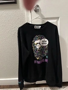 A bathing Ape / Bape - The Fresh Prince Crewneck Sweatshirt -Asian Sz 3XL /USXL - Picture 1 of 3