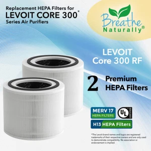 Replacement HEPA Filters For Levoit Core 300 RF Series Air Purifiers 2|4 Pack - Picture 1 of 10