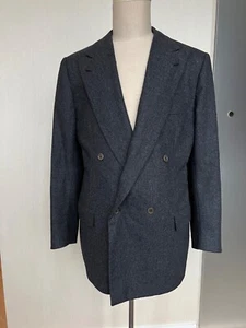 kiton jacket wool 50 blader double breasted - Picture 1 of 10