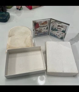 vintage exclusively for manpower by Reed & Barton double minature picture frames - Picture 1 of 10