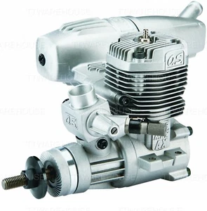 NEW O.S. ENGINE MAX 46AX II RC Airplane Engine w/ Muffler Two Stroke OS #15490 - Picture 1 of 3