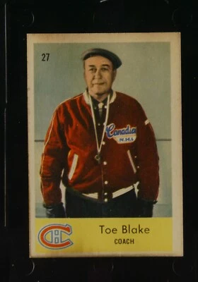 1959-60 Parkhurst #27 Toe Blake Montreal Canadiens - Image 1 of 2