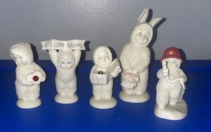 Lot of 5, Department 56 Snowbabies, various figurines -vintage retired - Picture 1 of 20