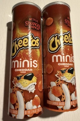 2 Stranger Things Cheetos Minis Sabor Cheddar - Netflix x FritoLay NUEVO SELLADO Foto 1 de 4