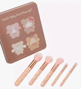 Hello Kitty And Friends Mini Makeup Brush Set Sanrio Latte Bear  - Picture 1 of 8