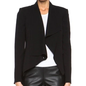 Helmut Lang Flash Drape Blazer Black size P / XS - Picture 1 of 7