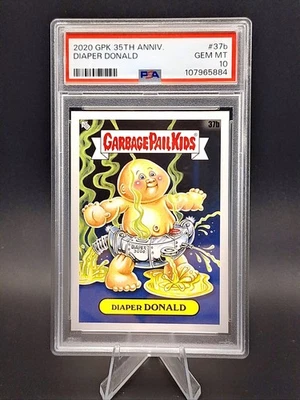 2020 GPK Diaper Donald PSA 10 POP 3 – GPK 35th Anniversary Low Population Slab - Image 1 of 4