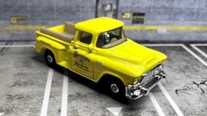 Yellow 1957 GMC Stepside  •  2025 Matchbox Pickup Truck  •  Loose  •  MoonEyes - Picture 1 of 2