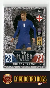 2022-23 Match Attax Road to UEFA #YP8 Emile Smith Rowe England Laser Foil - Picture 1 of 2