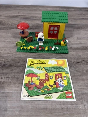 LEGO Fabuland 3654 LISA LAMB’S HOUSE, 1982 - 99% Completo con Instrucciones Foto 1 de 4