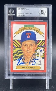 1990 Donruss Nolan Ryan #659A Signed Autographed Trading Card Beckett BAS - Picture 1 of 2