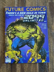 Catalogo Future Comics: maggio 1993: RARO promo concessionario anni 90 HULK 2099 & MLK - Foto 1 di 23