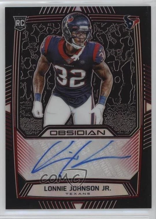 2019 Panini Obsidian Rookie Electric Etch Red /10 Lonnie Johnson Jr Auto RC - Image 1 of 2
