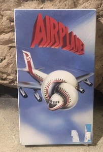 Airplane VHS Rare New Factory Sealed 1992 Leslie Nielsen Lloyd Bridges Vintage - Picture 1 of 6