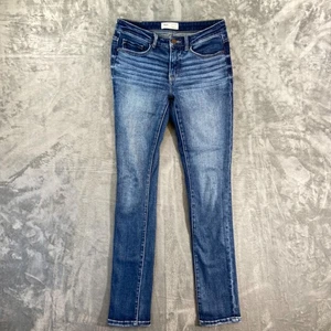 Buckle BKE Payton Classic Skinny Jeans Women's Size 28x34 Dark Blue Faded Denim - Picture 1 of 7