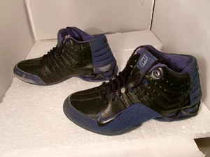 Vintage 2004 Nike Shox Elevate Basketball Shoes 310958-991 Men 7.5 Black & Blue - Picture 1 of 19