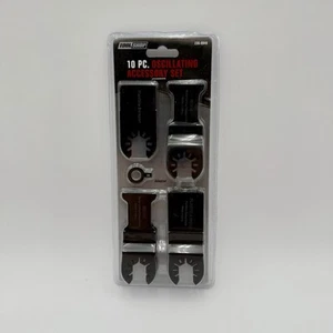 Tienda de herramientas - Juego de cuchillas oscilantes de 10 piezas - Precisión, madera, metal, raspador - Imagen 1 de 2