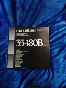 Maxell 35-180 B Black Coated Aluspule Tonband Top Zustand. - Bild 1 von 8