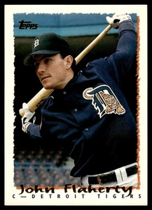 1995 Topps John Flaherty #334 Detroit Tigers - Picture 1 of 2