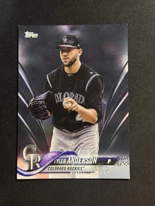 2018 Topps Update Black #668 Tyler Anderson #’d /67 Colorado Rockies - Picture 1 of 2