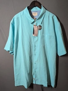 Quiksilver Waterman Centinela 4 Shirt Blue XXL Comfort Fit New Tags $58 MSRP - Picture 1 of 6