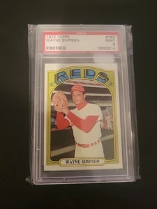 1972 Topps Baseball #762 Wayne Simpson PSA 9 Reds - Picture 1 of 2