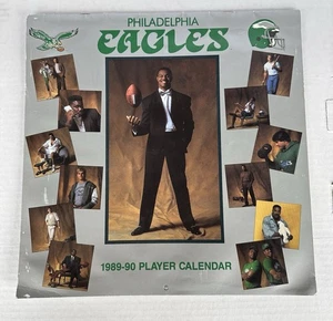 Philadelphia Eagles 1989-90 Season Player Calendar - Picture 1 of 3