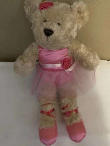 Toys R Us Ballerina Teddy Bear Dressed In Pink Tutu 2013 Plush 14" Plush - Picture 1 of 5