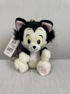 Disney Store Japan 2022 Pinocchio The Aristocats Figaro Plush Keychain #DD270 - Picture 1 of 1