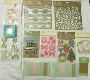 ANNA GRIFFIN CRAFT BINDER CLIPS RIBBON PAPER CUTOUTS 13 CT LOT NWT #25 CR32 - Picture 1 of 11