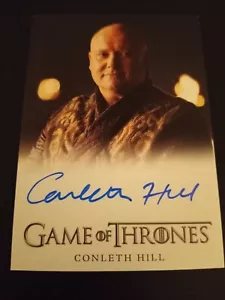 2024 Game of Thrones Legends Of The Realm Conleth Hill Full Bleed Auto Autograph - Picture 1 of 6