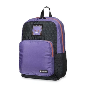 RARE! NEW ERA × Pokemon center Gengar Charizard Lucario Black backpack - Picture 1 of 10