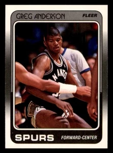 1988 Fleer Basketball #101 Greg Anderson NM/MT *d5 - Bild 1 von 2