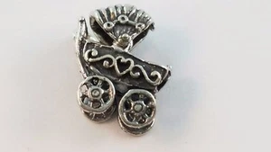 Cubierta de dosel móvil para cochecito de bebé de plata esterlina ENVÍO GRATUITO  - Imagen 1 de 3