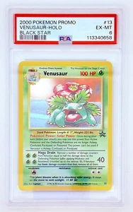 2000 POKEMON PROMO BLACK STAR HOLO #13 VENUSAUR PSA 6 - Picture 1 of 2