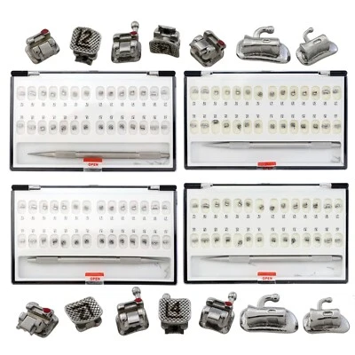 Ormco Damon Q Dental Orthodontic Self-Ligating Bracket Braces Metal Roth MBT 022 - Image 1 of 4