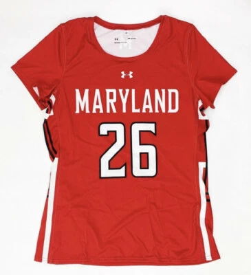 Camiseta para mujer Under Armour Maryland Terps LaCrosse Gametime talla Pequeño NUEVO #26 Foto 1 de 2
