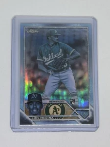 2023 Topps Chrome Update Luis Medina #USC2 FrozenFractor RC 1/5 A's Ebay 1/1! - Picture 1 of 2