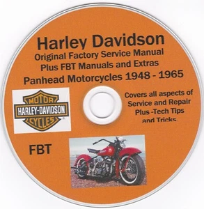 HARLEY DAVIDSON Panhead Original Factory Service Manual 1948-1965 PLUS-EXTRAS - Bild 1 von 6