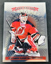 MARTIN BRODEUR 1997-98 DONRUSS LIMITED #149 STAR FACTOR SP RARE NJ DEVILS