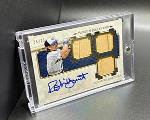 Robin Yount 2014 Topps Museum Collection Auto GU Relic Baseball Card #25/25 - Picture 1 of 8
